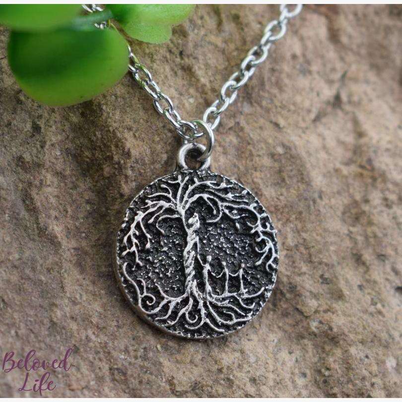 mother and child tree of life pendant