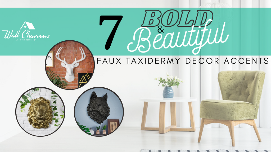 7 bold and beautiful faux taxidermy decor accents