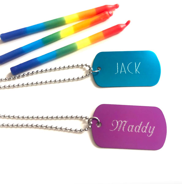 children's dog tag necklaces