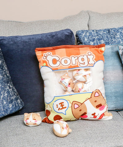 Use the corgi balls as a play toy for your dog and also hug the pillow while working at home. Perfect for a graduation gift