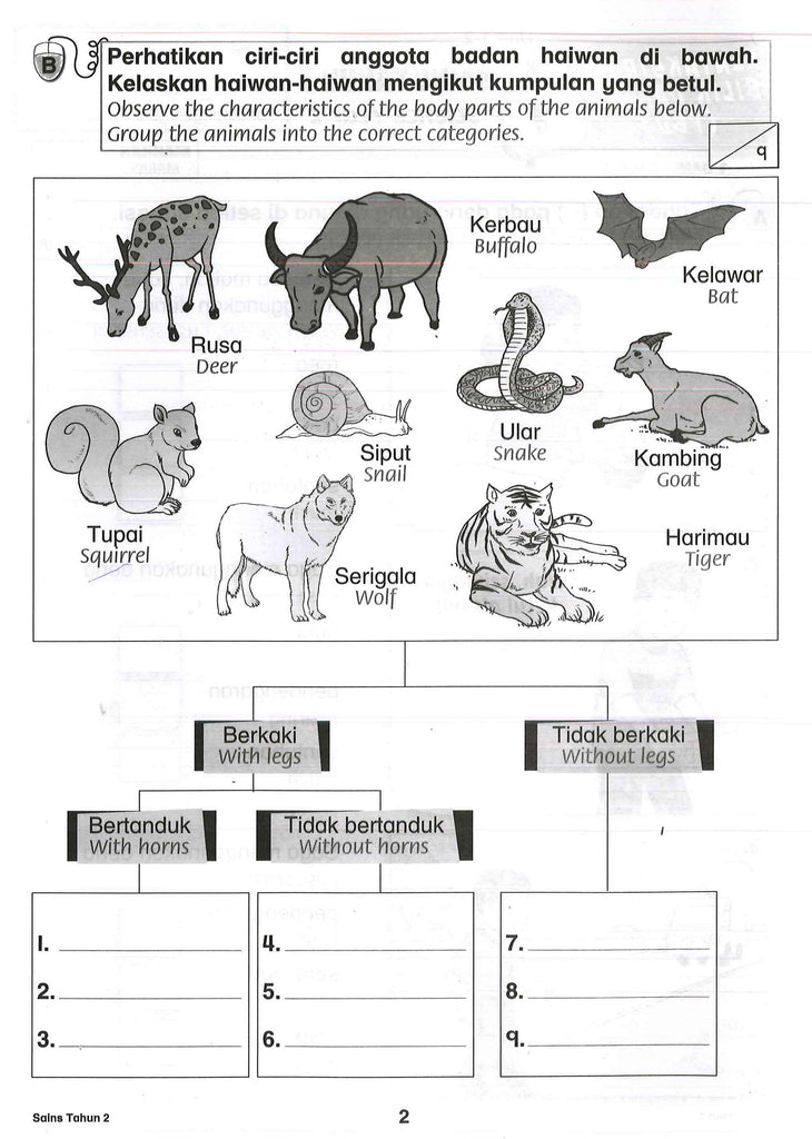 Latihan Lembaran Kerja Sains Tahun 2 Buku Latihan Sains Tahun 2  Vrogue