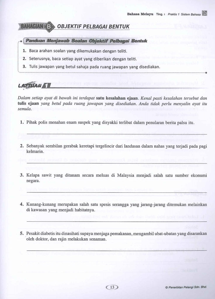 Praktis Hebat (Bahasa Melayu) Tingkatan 1 – Buddy Bookstore