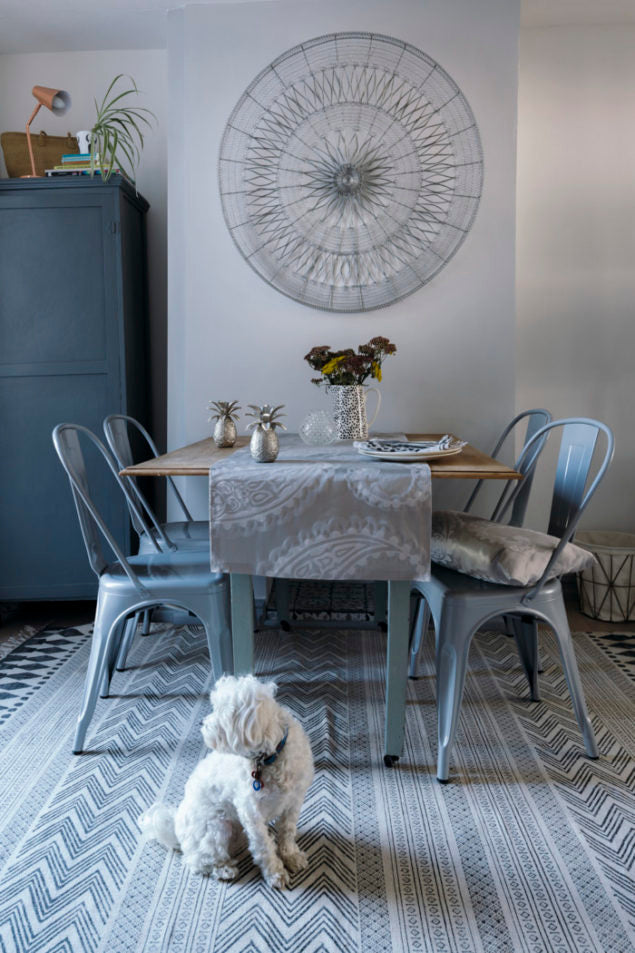 The dining room of interior stylist & blogger Maxine Brady