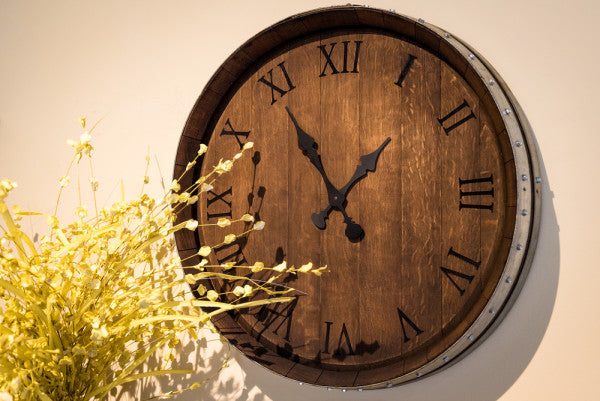 Beautiful barrel head wall clock