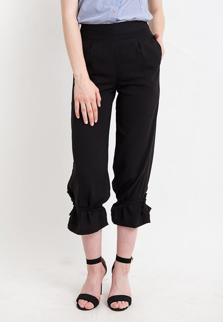 Cullotes with Bell Detail - Black