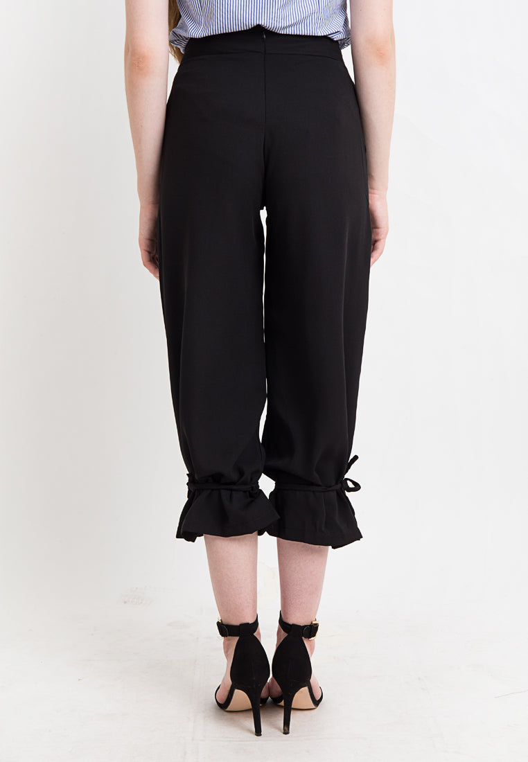 Cullotes with Bell Detail - Black
