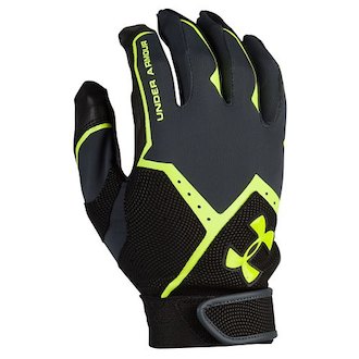 black under armour batting gloves