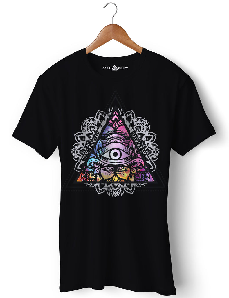 Illuminati Round Neck T-Shirt - Opium Valley