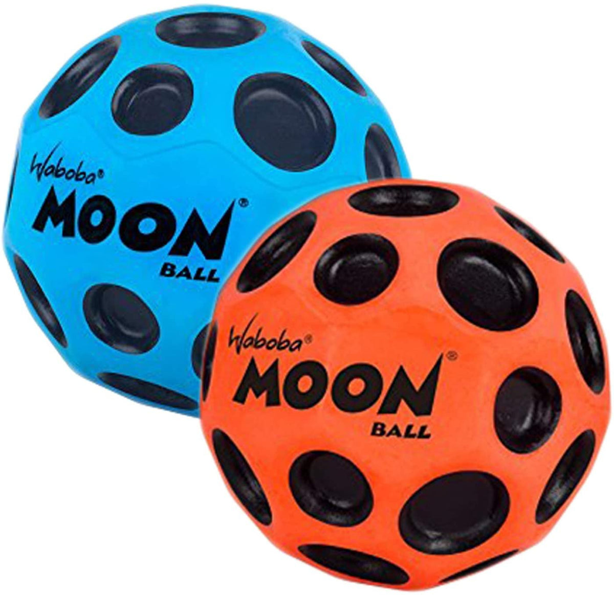 Original OEM Waboba Moon Ball Extreme Bouncing Crazy Spinning Ball Yellow 