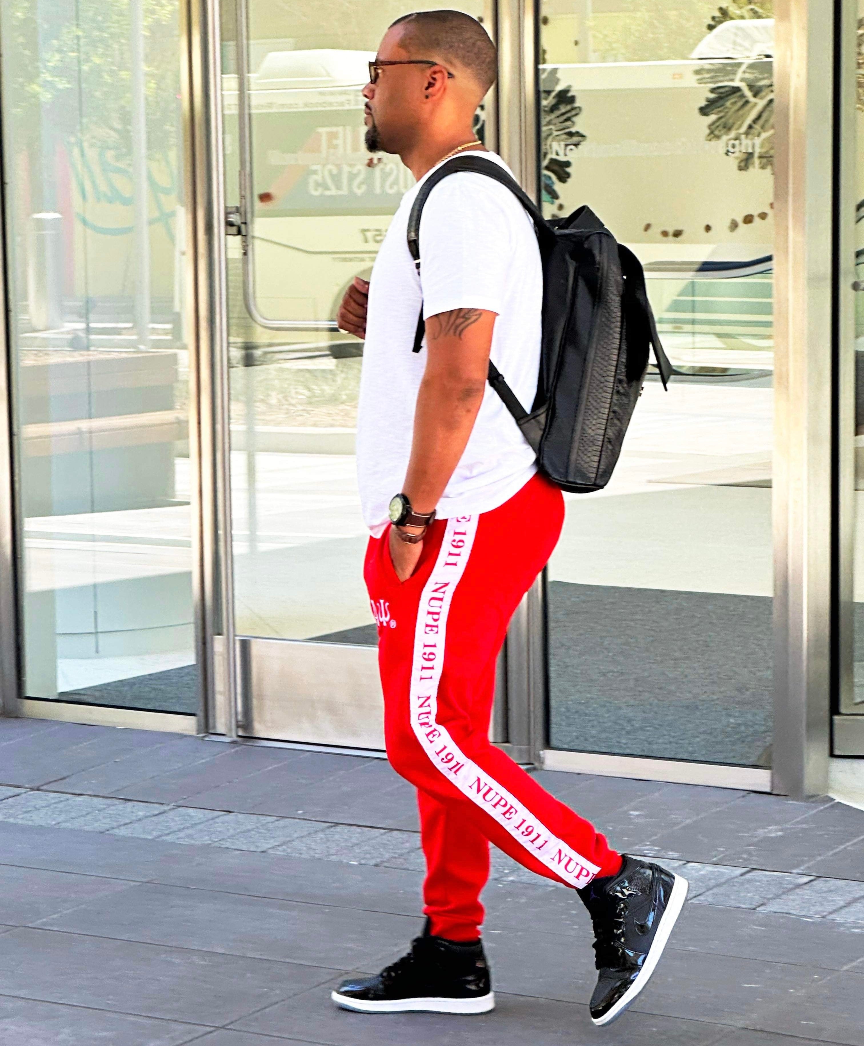 Kappa Red Tapered Sweatsuit – King McNeal Collection