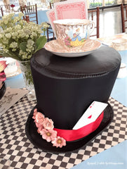 Mad Hatter Hat with Teacup on top!