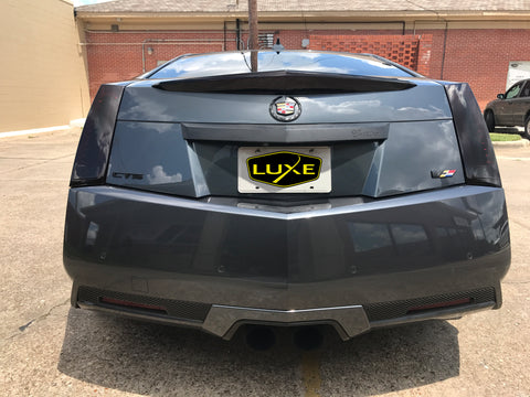 Cadillac CTS-V with taillights tinted dark smoke