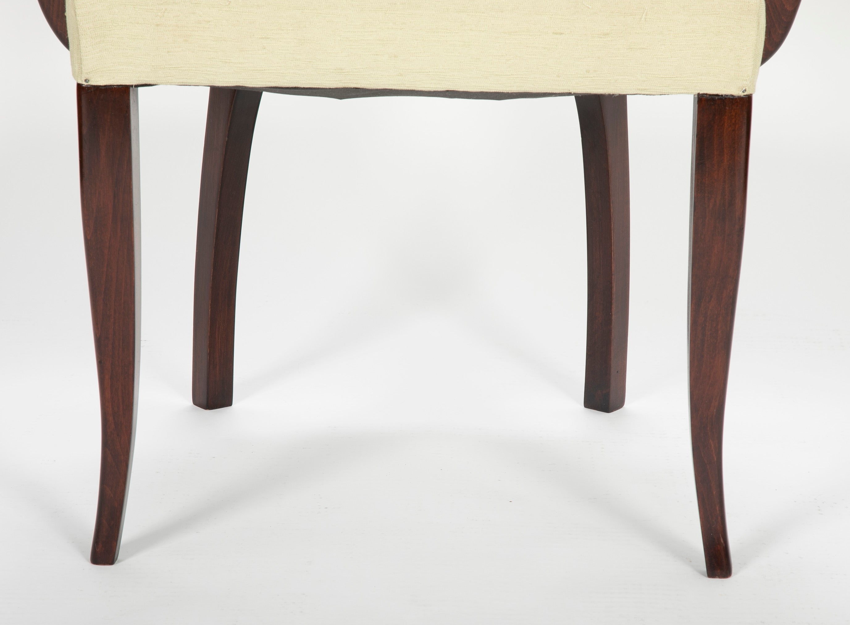 Set of Four Jules Leleu Style Armchairs