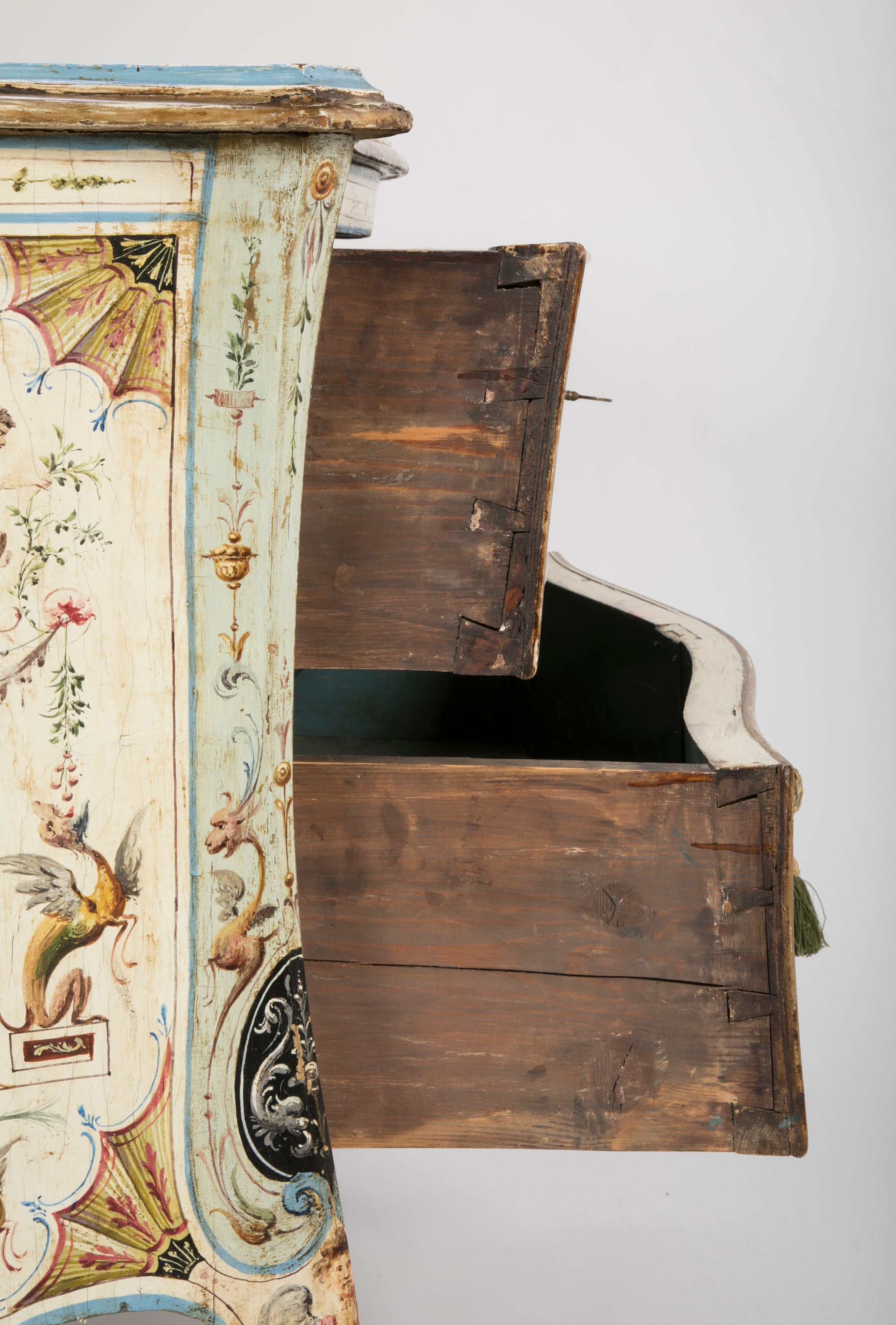 Venetian Rococo Painted Commode