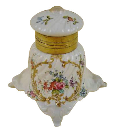 German Porcelain Inkwell