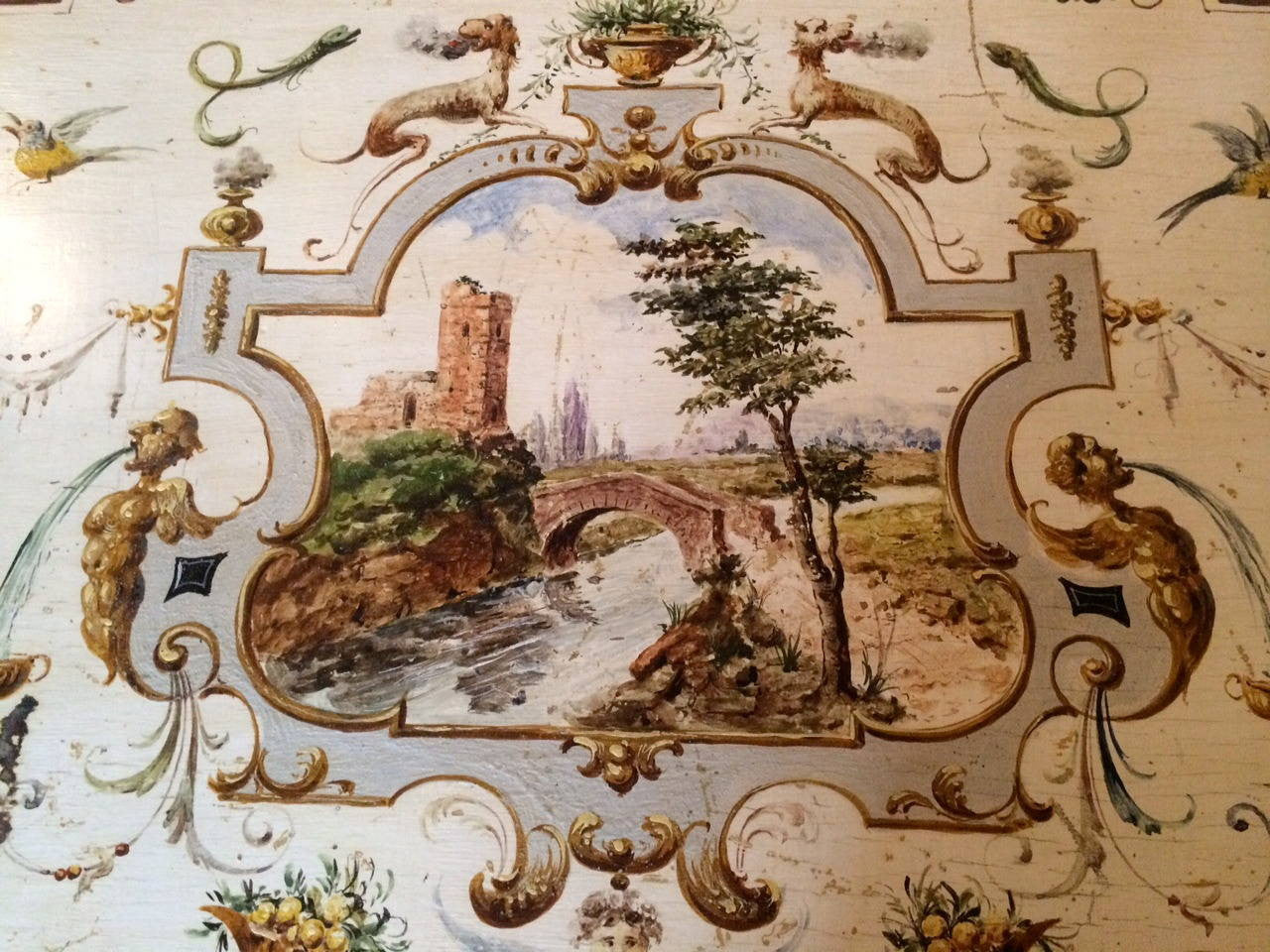 Venetian Rococo Painted Commode
