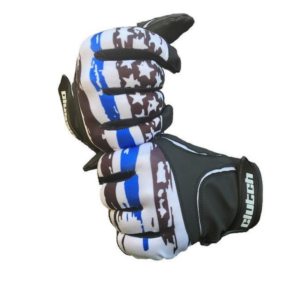 thin blue line baseball glove