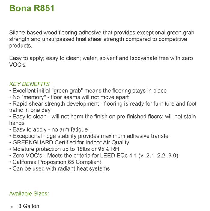 Bona-R851-Details