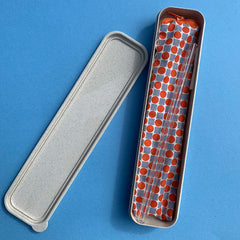 zippered pouch and hard case for reusable straws