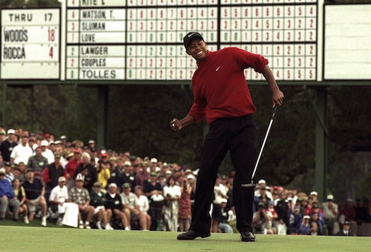 tiger woods the masters augusta national 1997 golf