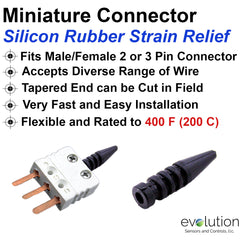 RTD Connector Miniature Strain Relief