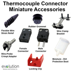 Miniature Thermocouple Connector Accessories Type J