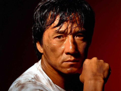 Jackie Chan known for his death defying stunt work and innovative fight choreography