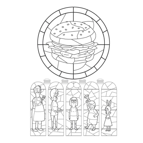 The Official Bob's Burgers Coloring Book Bob's Burgers TheMysteryShack