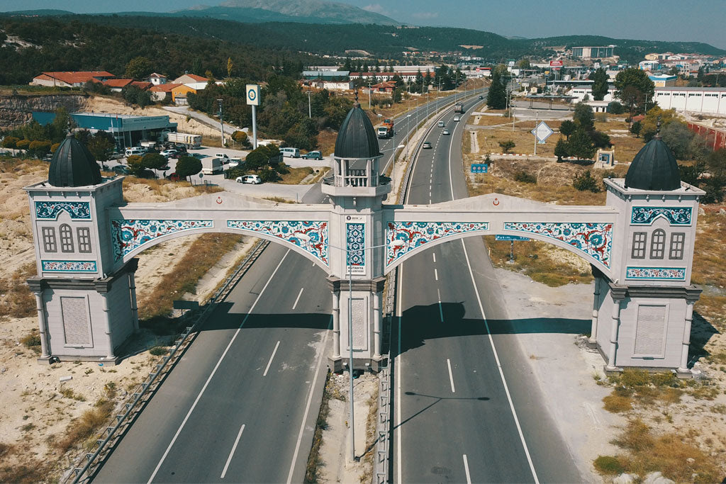 kütahya city gate project with iznik tiles