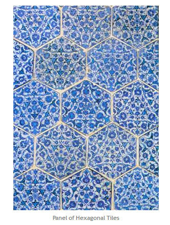 Panel of Hexagonal Tiles