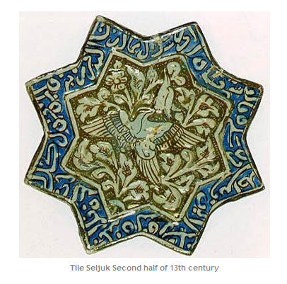 Tile Seljuk Second half of 13th century
