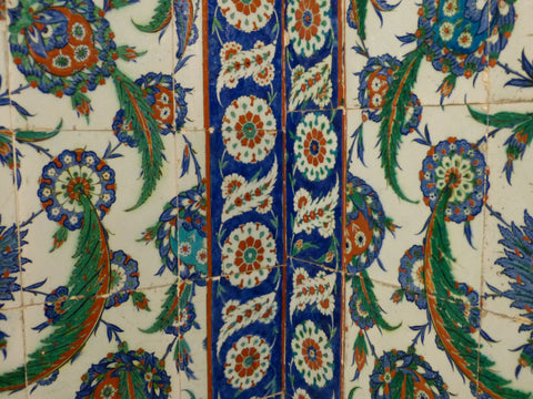 iznil tiles of selimiye mosque