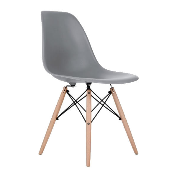 Seizoen laag Vermoorden Gray Eames Style Molded Plastic Dowel-Leg Dining Side Wood Base Chair –  dswchairs.com