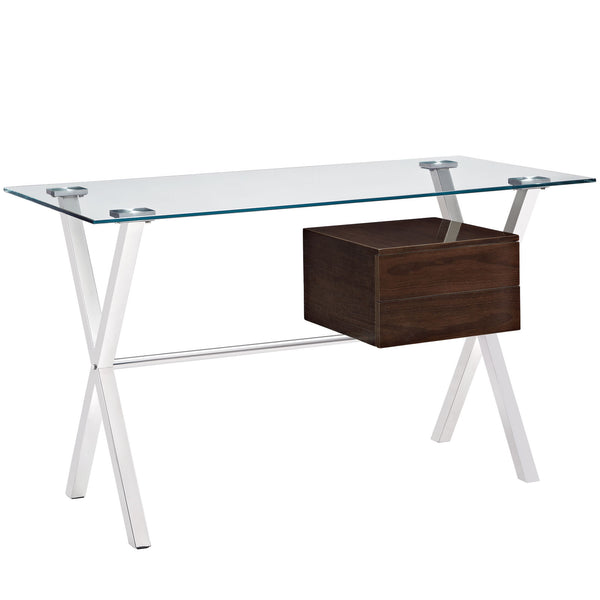 Stasis Office Desk - Walnut