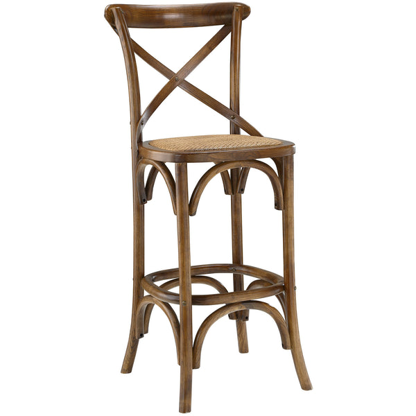 Gear Bar Stool - Walnut