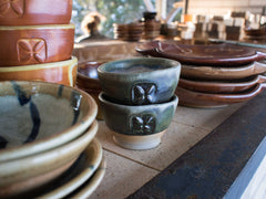 Liza Fisher pottery opening