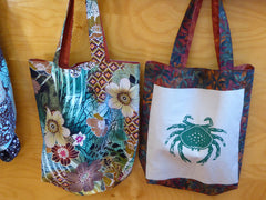 Cindy Fisher handmade reversible bags
