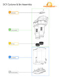 Dyson DC11 Cyclone & Bin Assembly