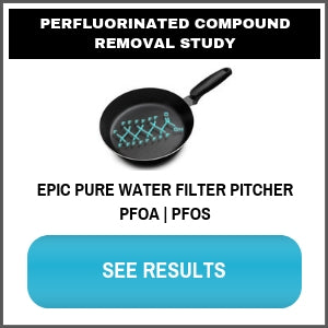 PFOA PFOS Epic Pure Water Filter Pitcher Test Brita Pur Zerowater