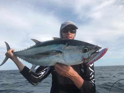 Photo of Jake McGowan caught this Tuna with an Old Dog Lures by Dave Killalea Stix