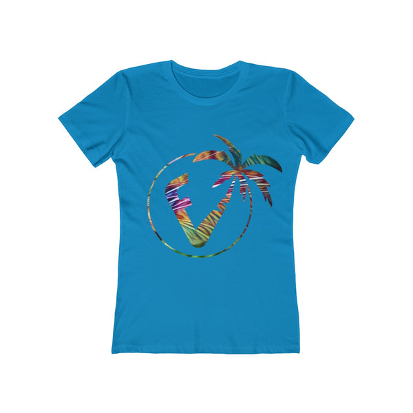 Exotic Vibez Ladies Turquoise T-Shirt