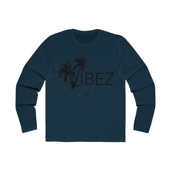 V.I.B.E.Z  Long Sleeve Navy Blue T-Shirt
