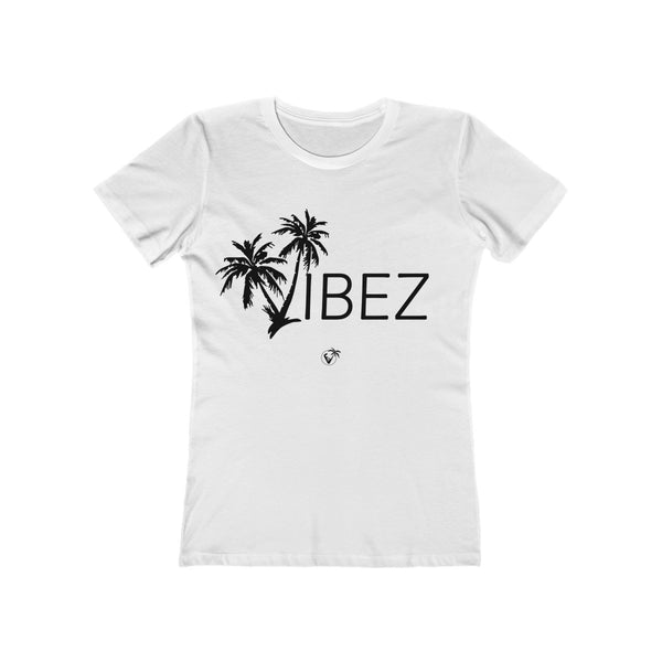 V.I.B.E.Z Ladies White T-Shirt
