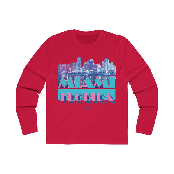 Vice City Long Sleeve Red T-Shirt