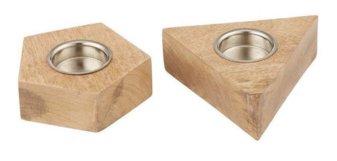 Atticus Tealight Candle Holder - Pentagon