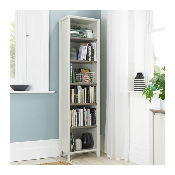 Sienna French Provincial Wood Narrow Bookcase Bookshelf The