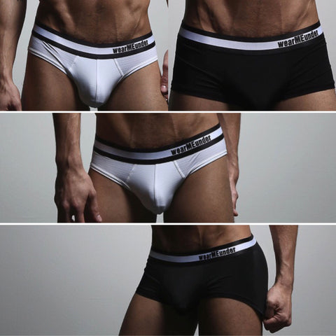 wearMEunder limited edition underwear for men the OLIVER brief and the KARL boxer