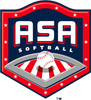 ASA Softball Logo at headbangersports.com