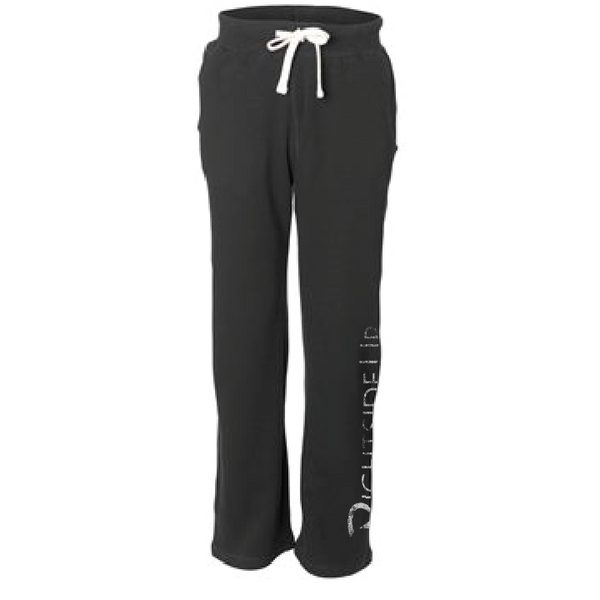 men's open bottom sweatpants with pockets