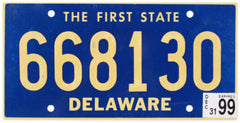 Delaware License Plates